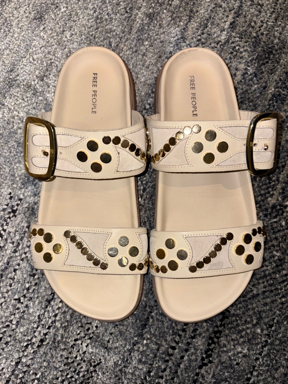 Free People Revelry Studded Leather Sandals